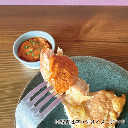 ムハンマラのおすすめの食べ方　焼いたチキンにたっぷり添えて