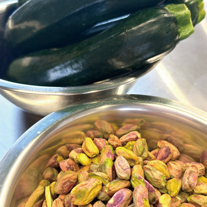 ズッキーニとピスタチオのミントクリーム